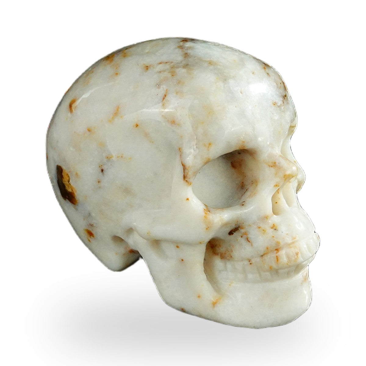 White Opal crystal skull 2.2" SKH20WO17 photo 3