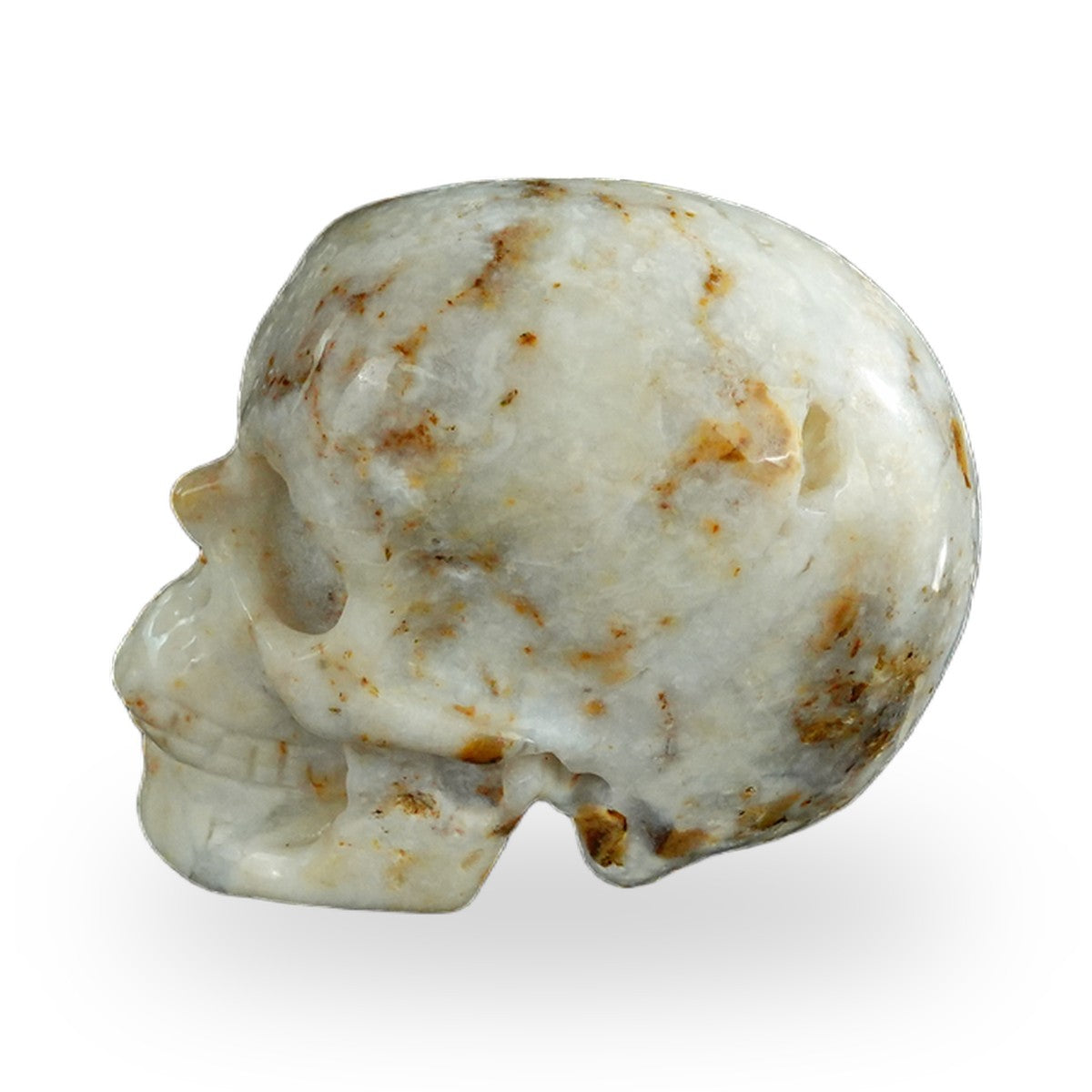 White Opal crystal skull 2.2" SKH20WO17 photo 6