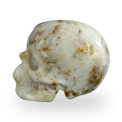 White Opal crystal skull 2.2" SKH20WO17 photo 6