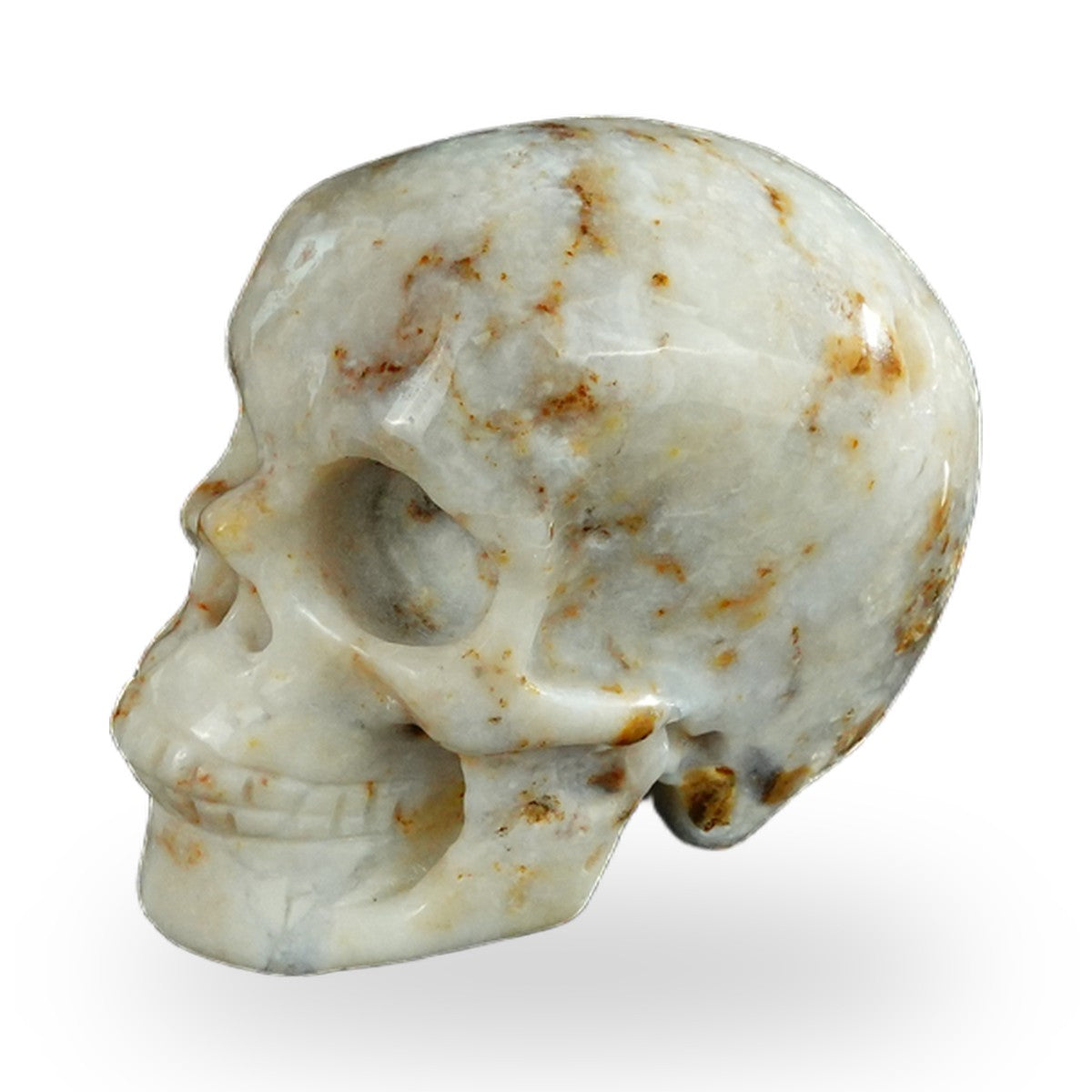 White Opal crystal skull 2.2" SKH20WO17 photo 7