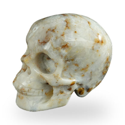 White Opal crystal skull 2.2" SKH20WO17 photo 7