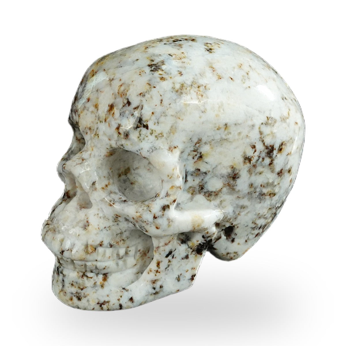 White Opal crystal skull 2.2" SKH20WO18 photo 7