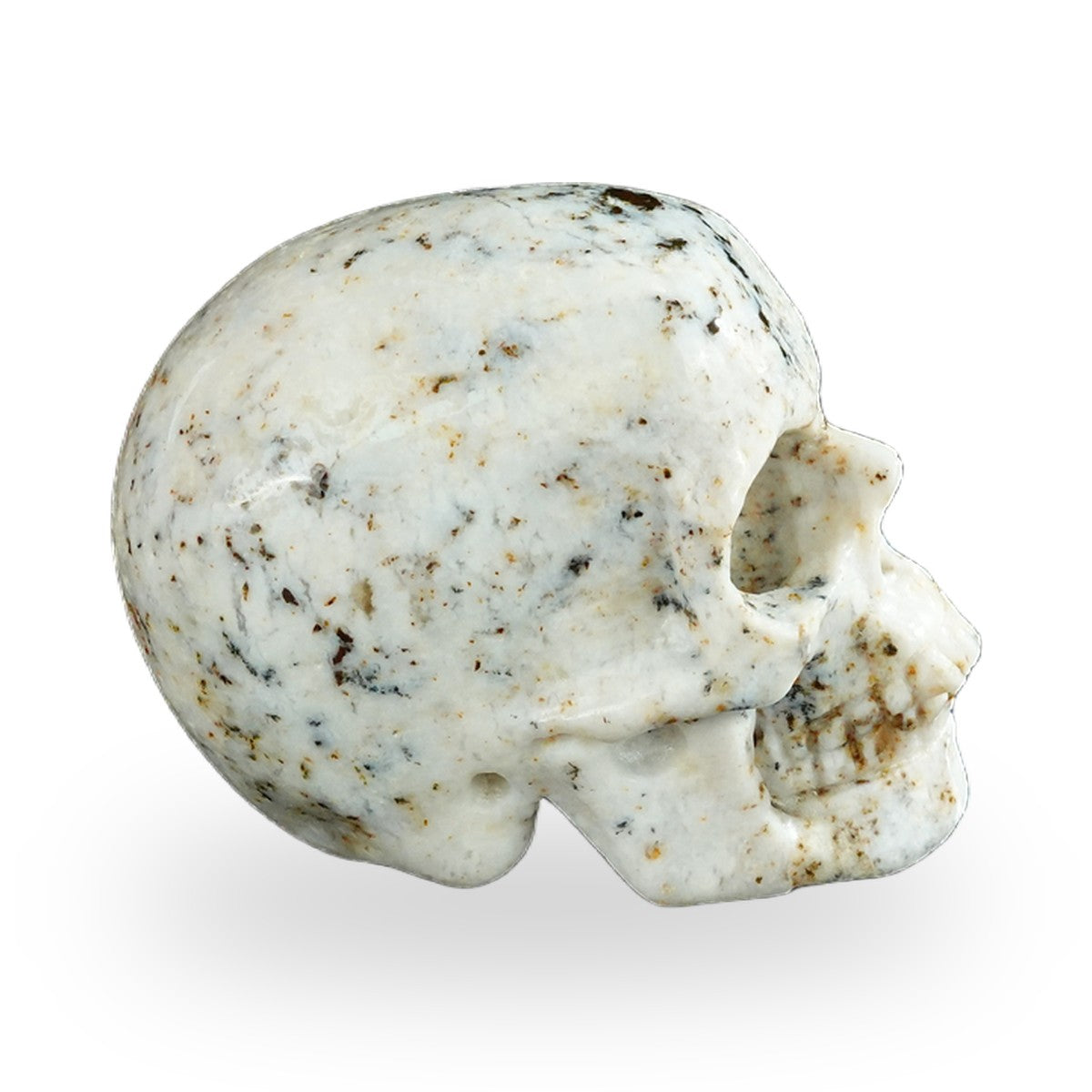 White Opal crystal skull 2.2" SKH20WO19 photo 4