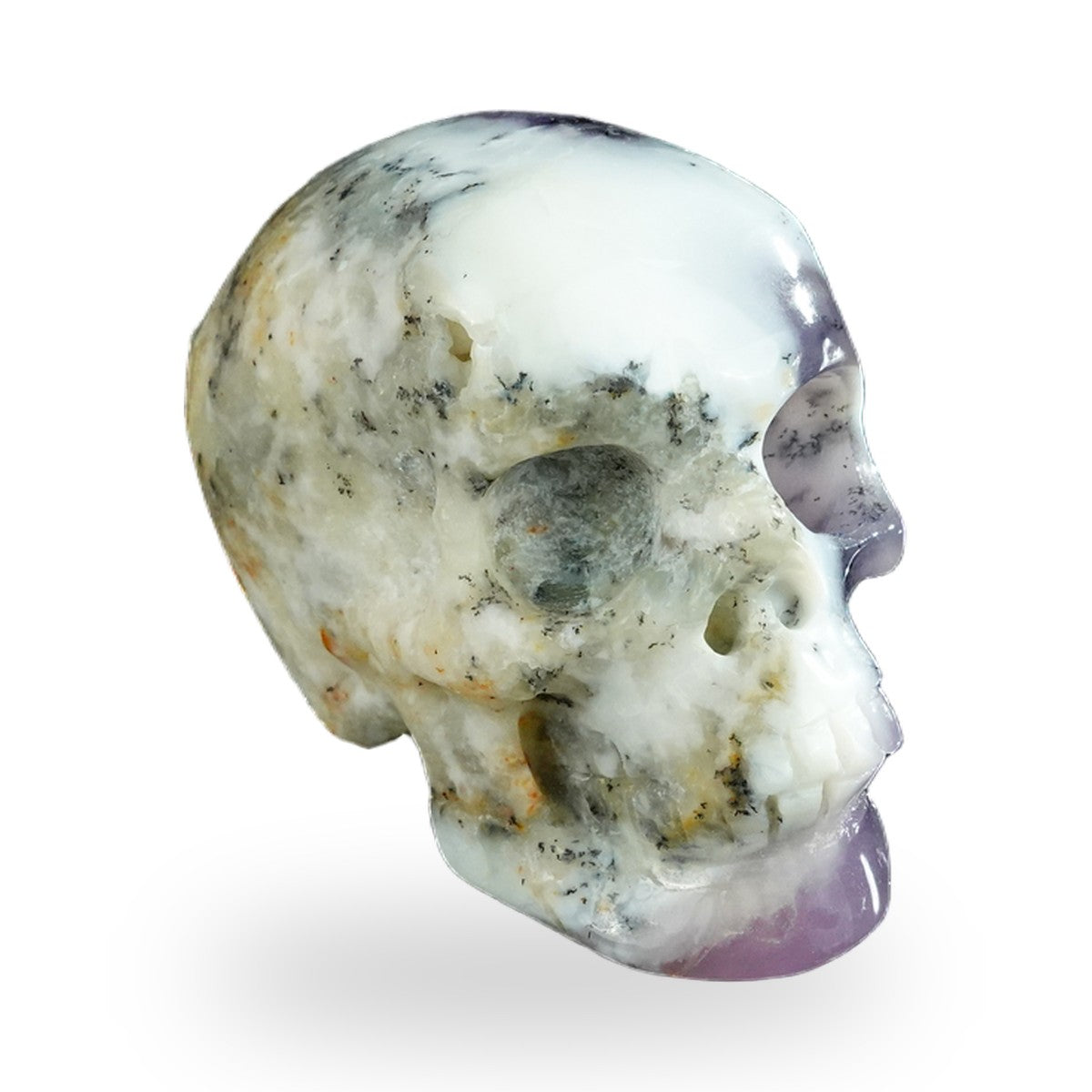 White Opal crystal skull 2.2" SKH20WO20 photo 3