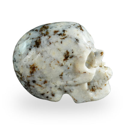 White Opal crystal skull 3" SKH30WO01 view 5