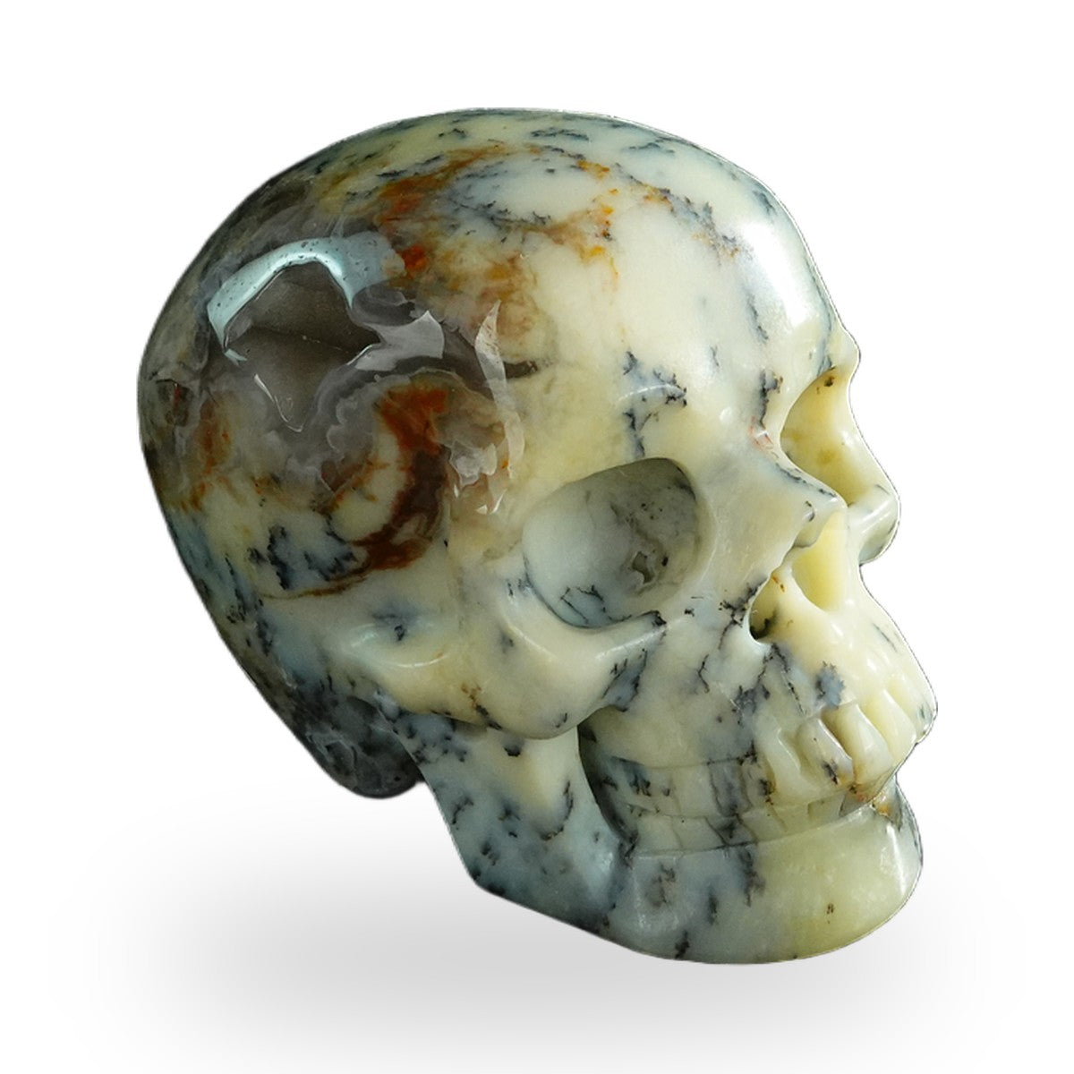 White Opal crystal skull 3" SKH30WO02 photo 3