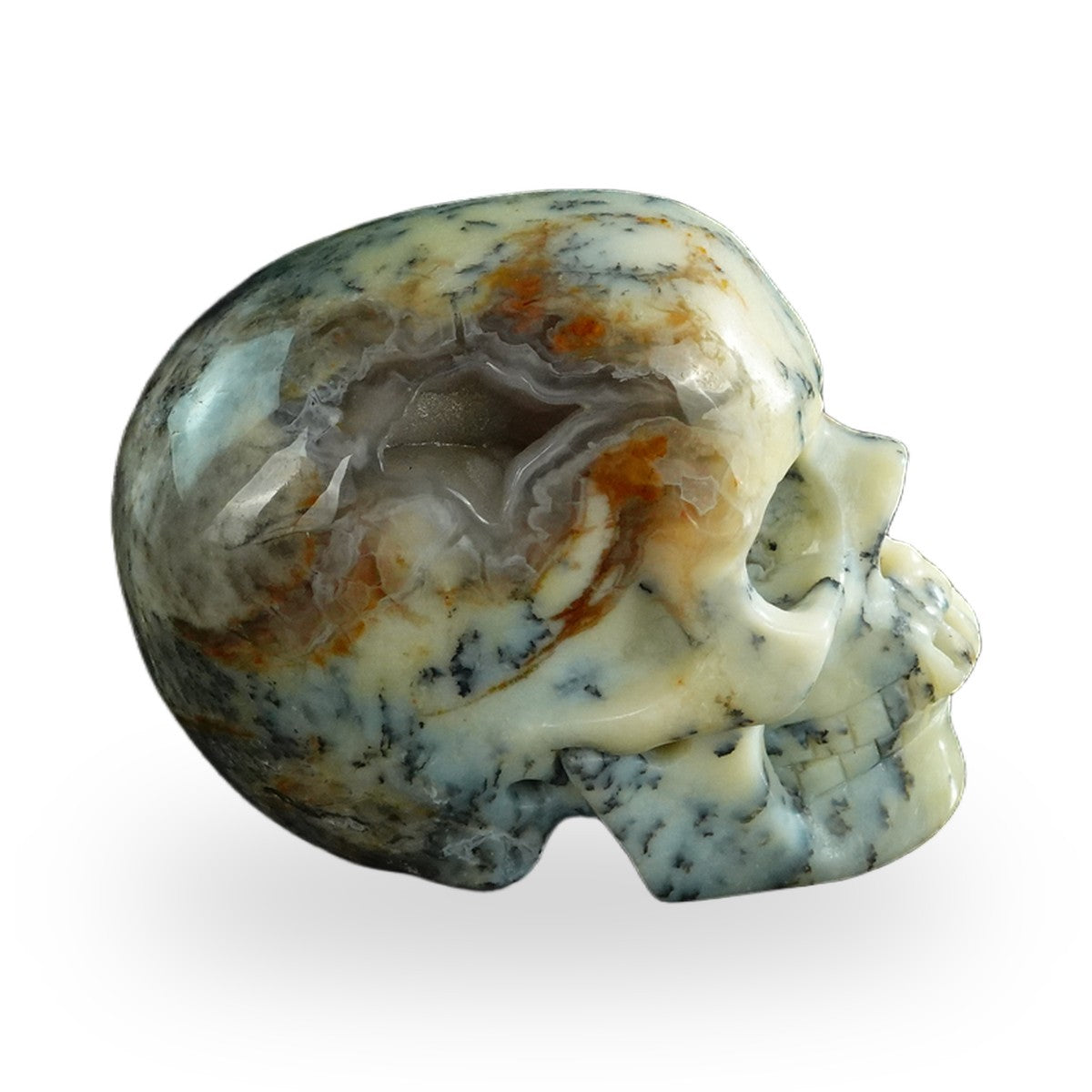 White Opal crystal skull 3" SKH30WO02 photo 5