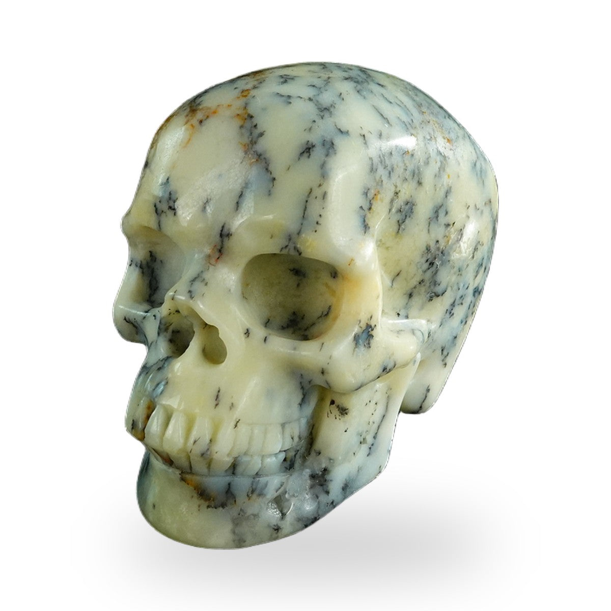 White Opal crystal skull 3" SKH30WO02 photo 8