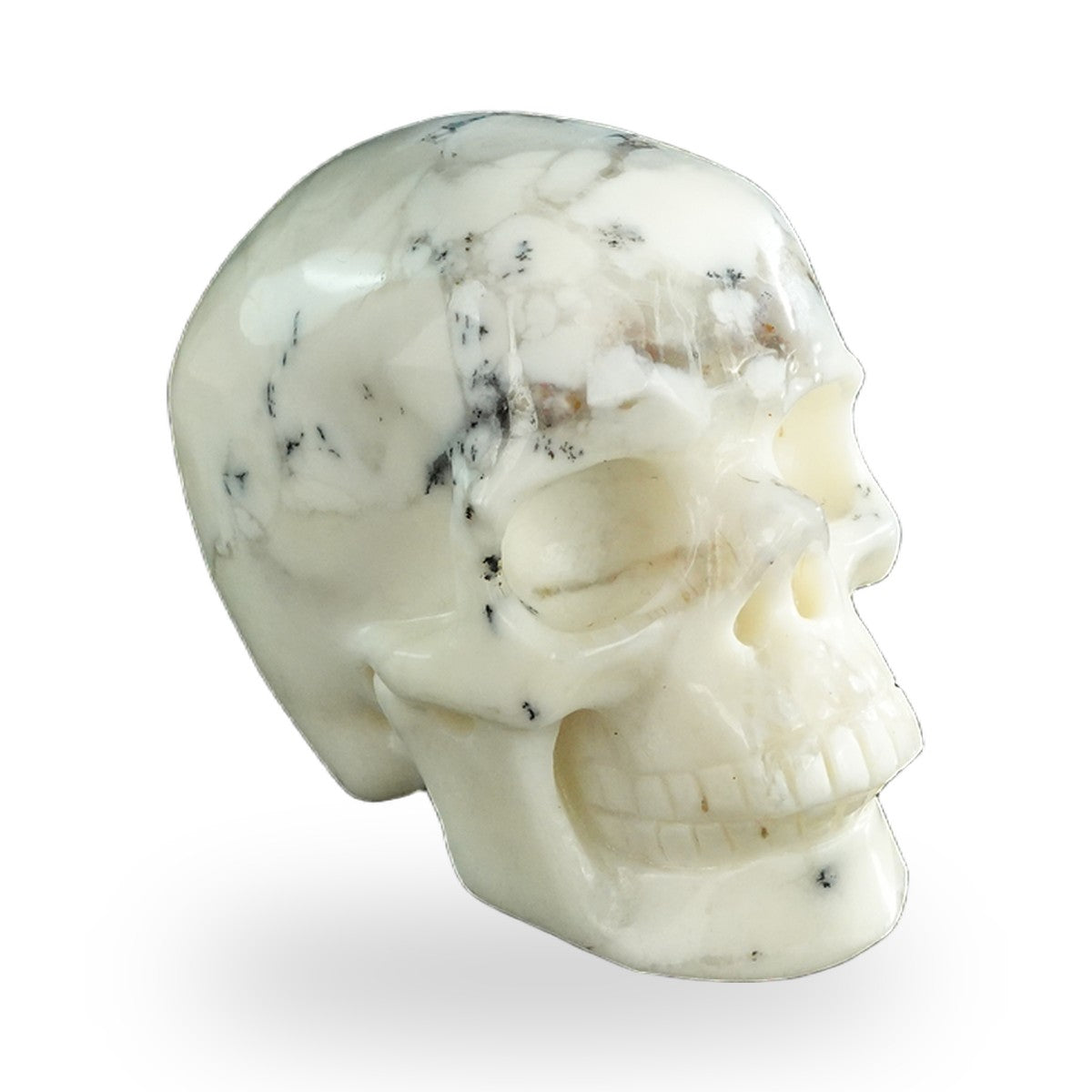 White Opal crystal skull 3" SKH30WO03 photo 3