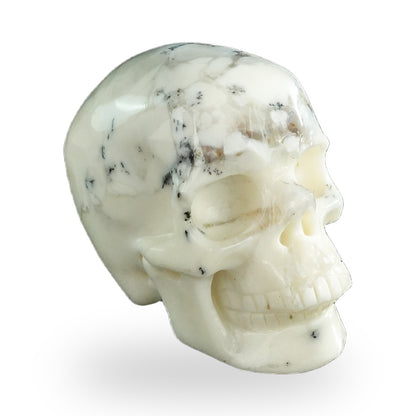 White Opal crystal skull 3" SKH30WO03 photo 3