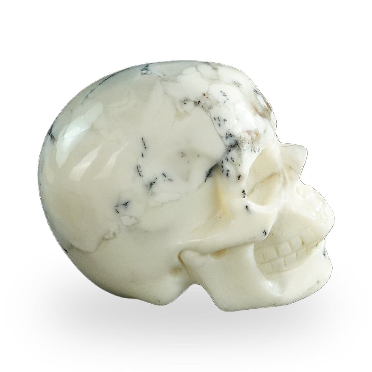 White Opal crystal skull 3" SKH30WO03 photo 5