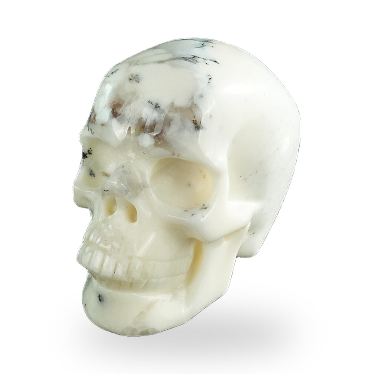 White Opal crystal skull 3" SKH30WO03 photo 8