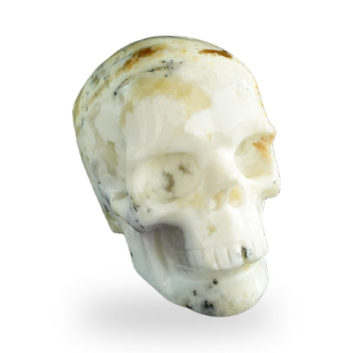 White Opal crystal skull 3" SKH30WO04 photo 3
