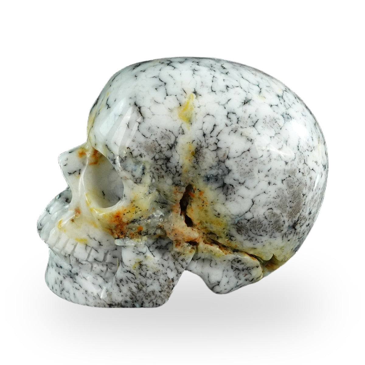 White Opal crystal skull 3" SKH30WO07 photo 7