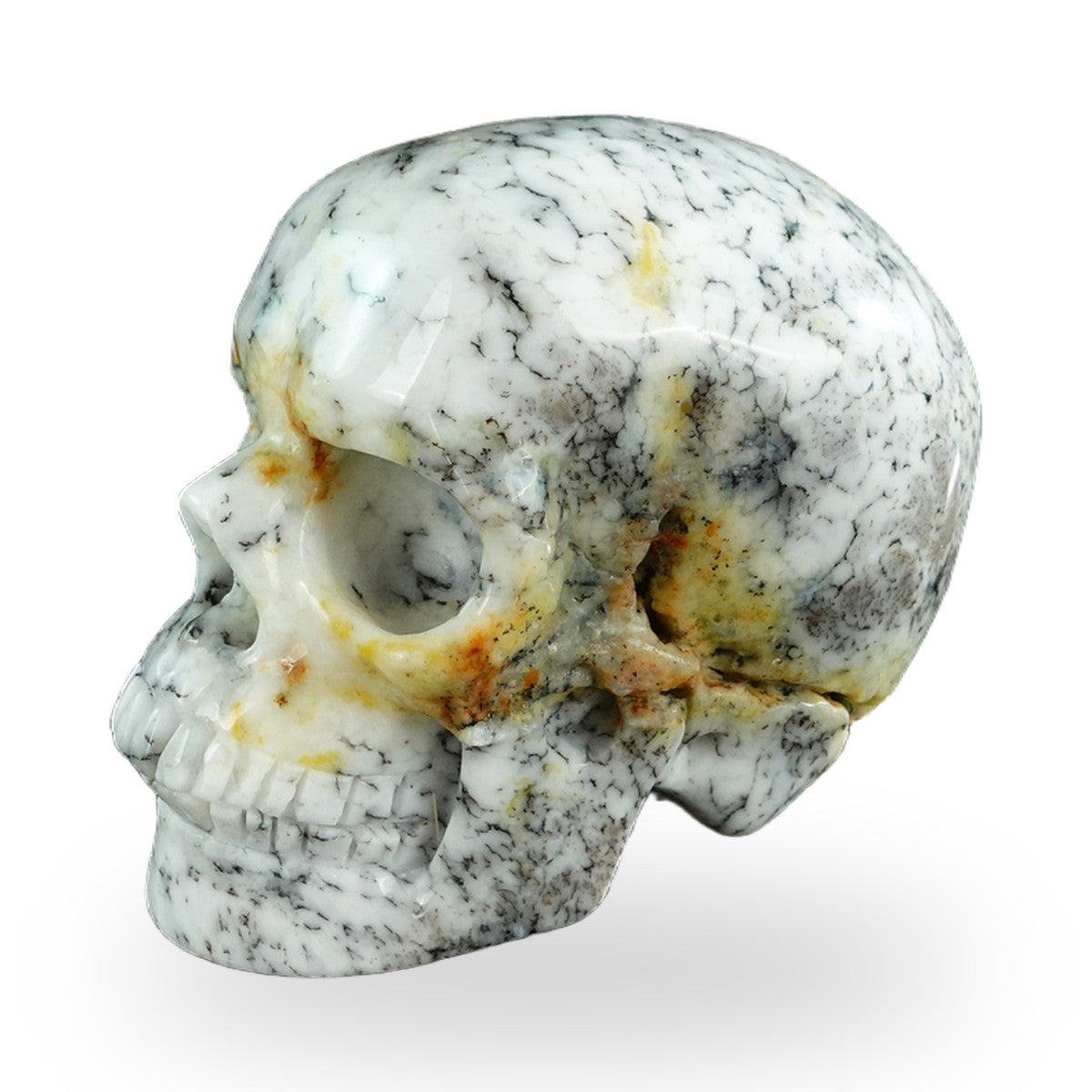 White Opal crystal skull 3" SKH30WO07 photo 8