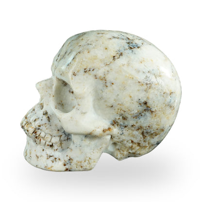 White Opal crystal skull 4.5" SKH45WO01 view 5
